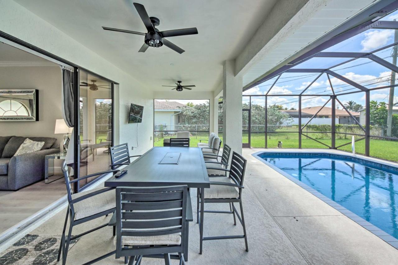 Modern Cape Coral Home Private Lanai And Pool! Exteriér fotografie